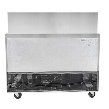 Saba - SPS-48-18M Commercial 48" 18 Pan Salad Sandwich Food Prep Table Refrigerator - SPS-48-18M