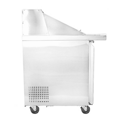 Saba - SPS-72-30M 70" Commercial 30 Pan Salad Sandwich Food Prep Table Refrigerator - SPS-72-30M