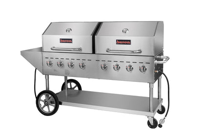 Sierra - SRBQ-60, 368 lbs, Full Stainless Steel Outdoor Gas Grills - SRBQ-60