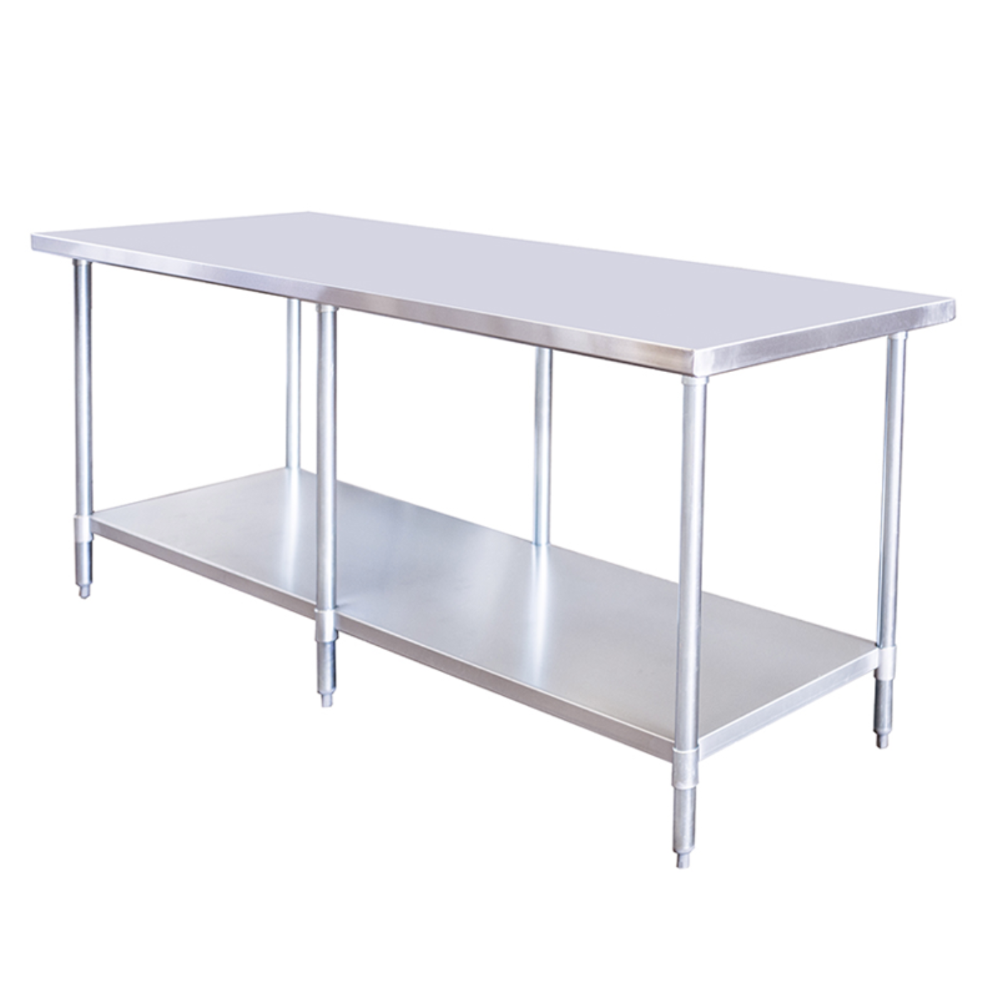 Chef AAA - TL3963, Commercial 96" Work Table 96" x 30" x 34" Stainless Steel - SSTW-3096