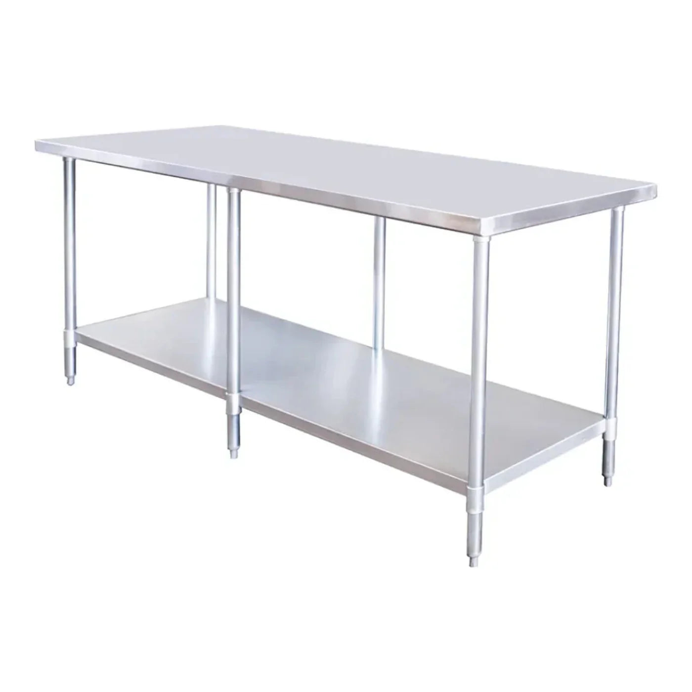 Atosa SSTW-3084 84" 18-Gauge Stainless Steel Work Table with Undershelf - SSTW-3084