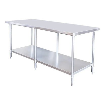 Atosa SSTW-3084 84" 18-Gauge Stainless Steel Work Table with Undershelf - SSTW-3084