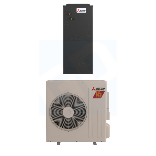 Mitsubishi Electric SVZ-AP12NL & SUZ-AA12NLHZ 12,000 BTU 16.1 SEER2 Multi Position Air Handler Hyper Heating Heat Pump System - R454B - SVZAP12NL/SUZAA12NLHZ