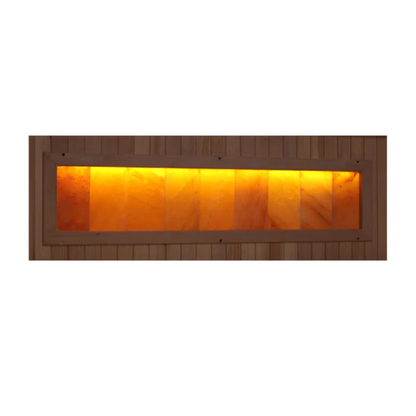Golden Designs Full Spectrum Infrared Sauna with Himalayan Salt Bar - Reserve Edition