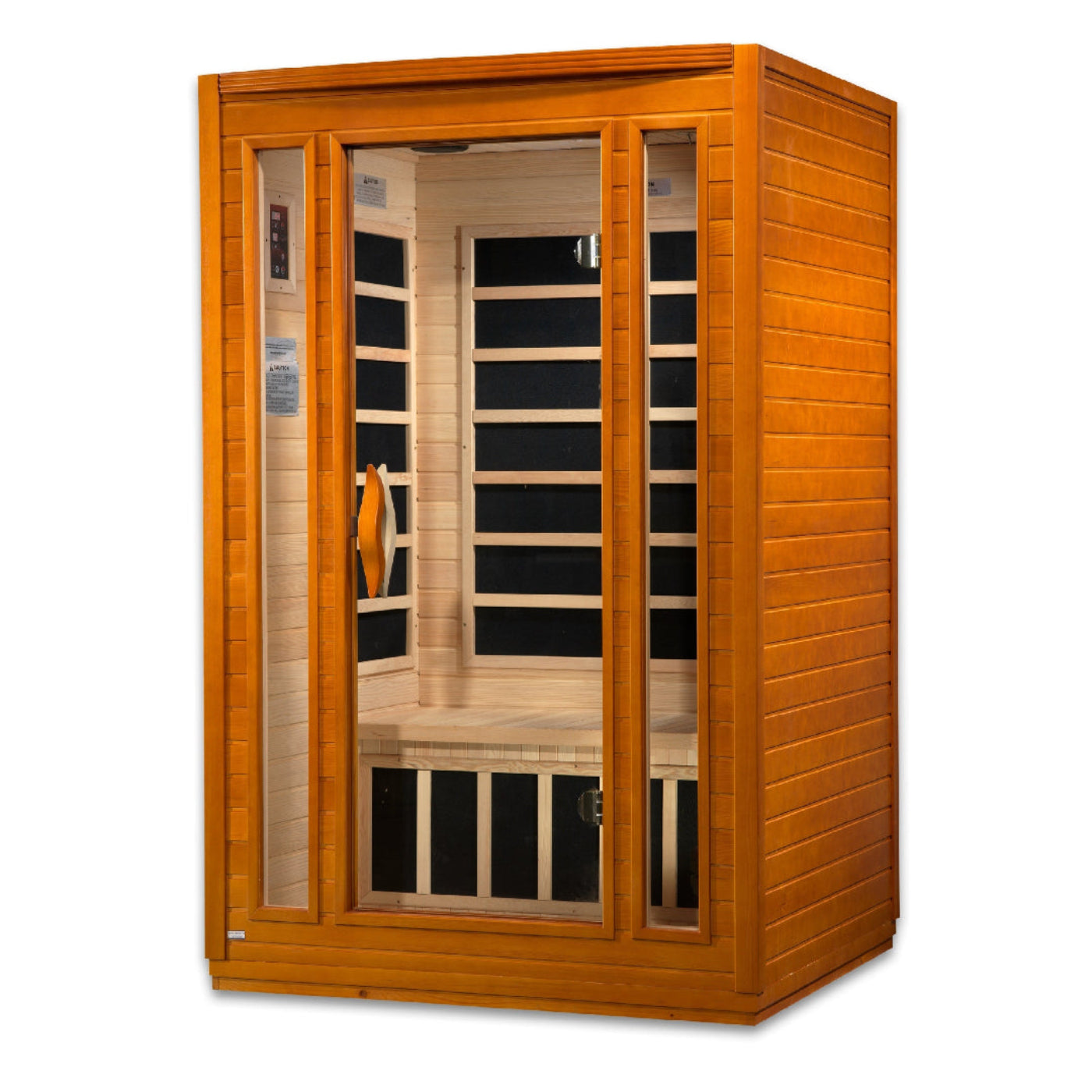 Dynamic Saunas San Marino 2-person Low EMF Infrared Sauna (DYN-6206-01) - DYN-6206-01