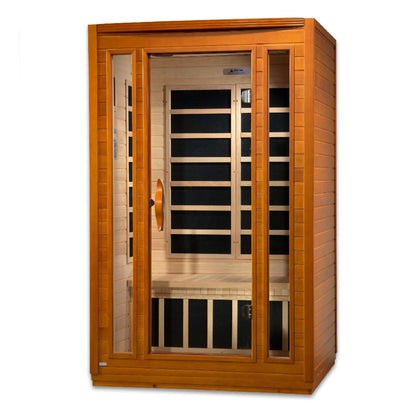 Dynamic Saunas San Marino 2-person Low EMF Infrared Sauna (DYN-6206-01) - DYN-6206-01