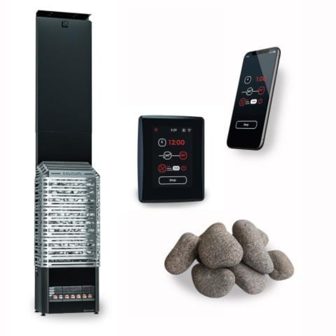 Saunum AIR 5 WiFi Sauna Heater Package - Air-5-SSB
