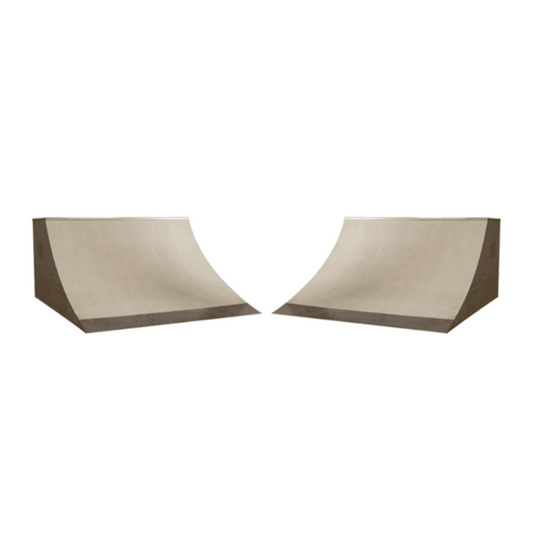 OC Ramp Quarter Pipes Ramps – Two 6 Foot - Backyard Provider