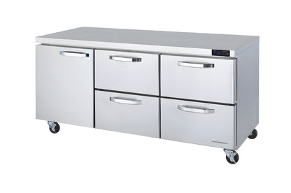 Blue Air 72" Wide 4 Drawer Undercounter Refrigerator - BLUR72-D4RM-HC