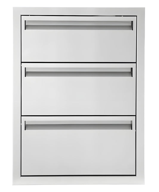 PCM 350 Series 16" Triple Access Drawer -  BBQ-350-DRW3