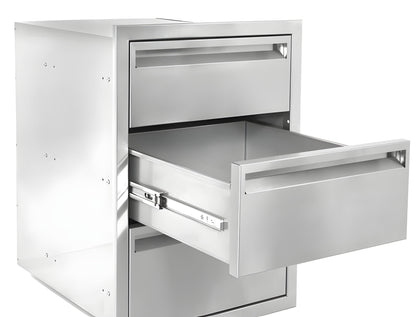 PCM 350 Series 16" Triple Access Drawer -  BBQ-350-DRW3