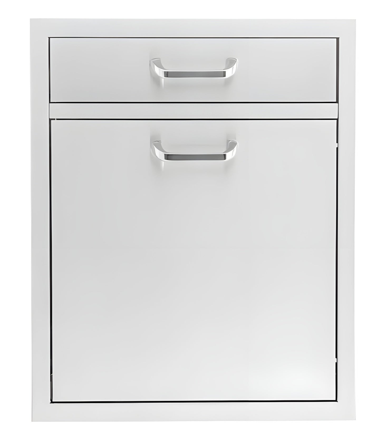 PCM 260 Series 20" Single Drawer & Roll-Out Trash/Recycling Bin Combo - BBQ-260-TR-DR