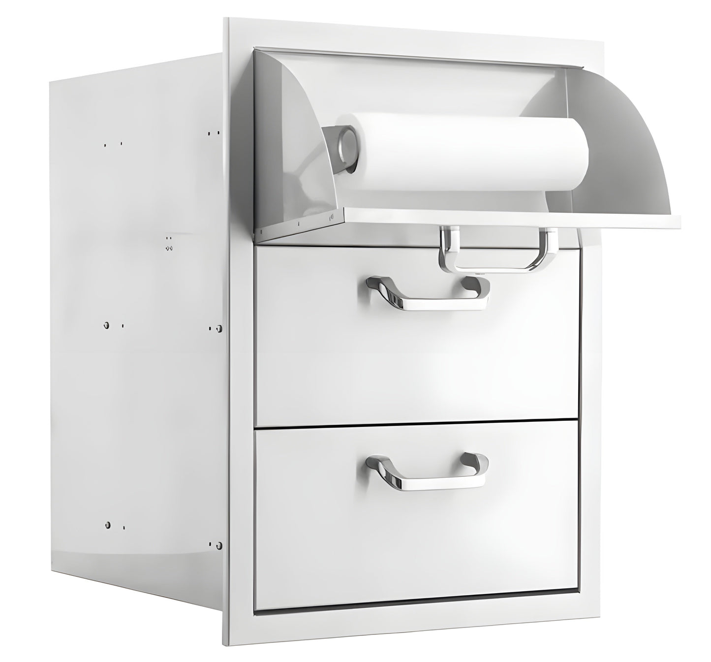 PCM 260 Series 16" Triple Drawer w/ Paper Towel Holder -  BBQ-260-DRW3-PTH