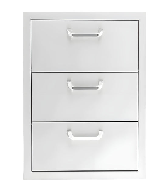 PCM 260 Series 16" Triple Drawer w/ Paper Towel Holder -  BBQ-260-DRW3-PTH