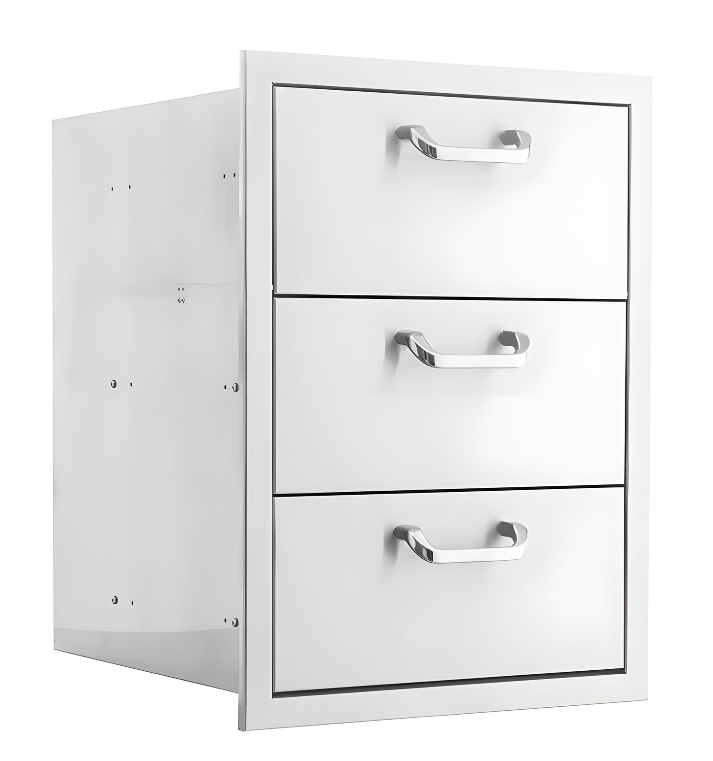 PCM 260 Series 16" Triple Drawer w/ Paper Towel Holder -  BBQ-260-DRW3-PTH