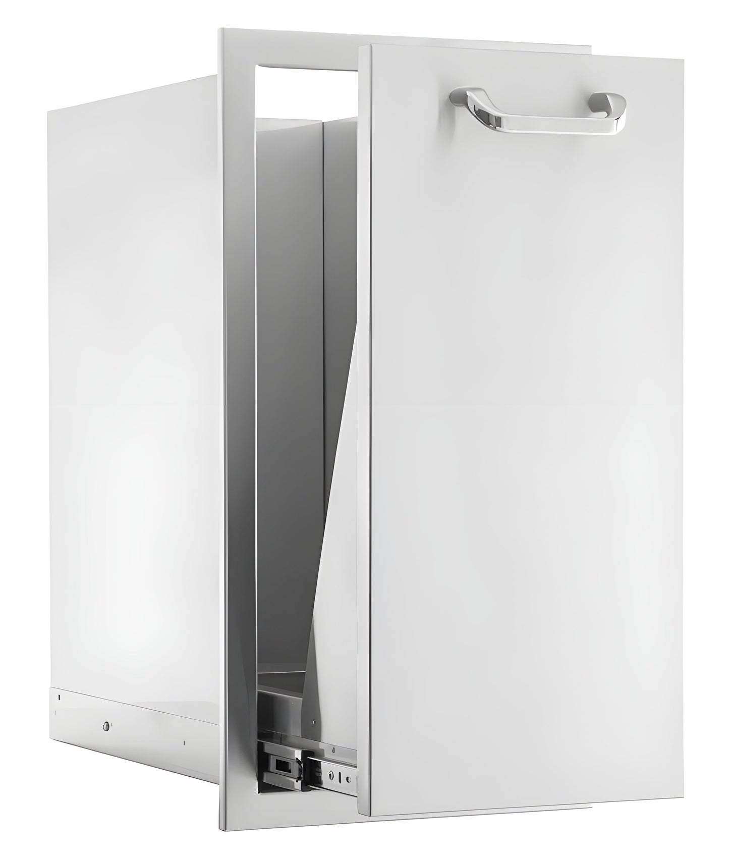 PCM 260 Series 13" Narrow Roll-Out Trash Drawer -  BBQ-260-TRNW-DRW