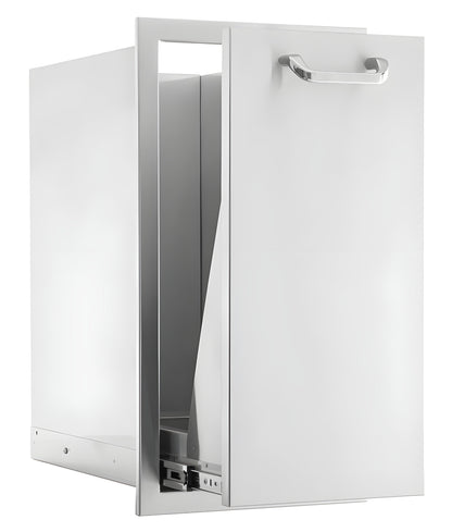PCM 260 Series 20" Single Drawer & Roll-Out Trash/Recycling Bin Combo - BBQ-260-TR-DR