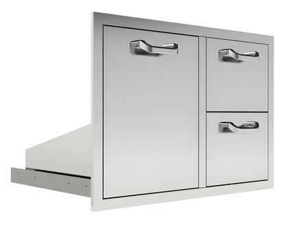 Pacific Coast Manufacturing PCM  260 Series 39" Access Door & Triple Drawer Combo, Reversible - BBQ-260-DDC-39