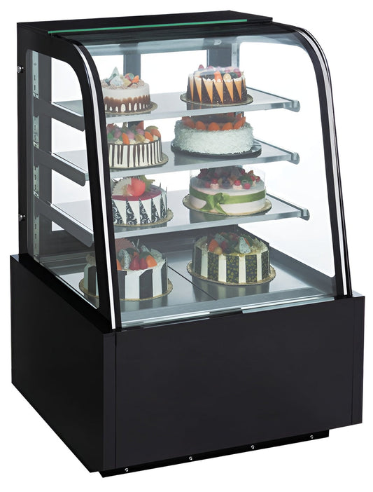 Chef AAA  48" Curved Glass Bakery Case - TDB48R-CB