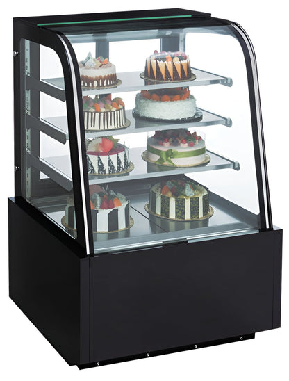 Chef AAA - TDM36R-CB, 36" Curved Glass Bakery Case - TDM36R-CB