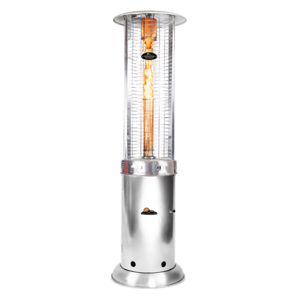 Shine Round Flame Tower Heater, 82.5”, 32,000 BTU - Backyard Provider