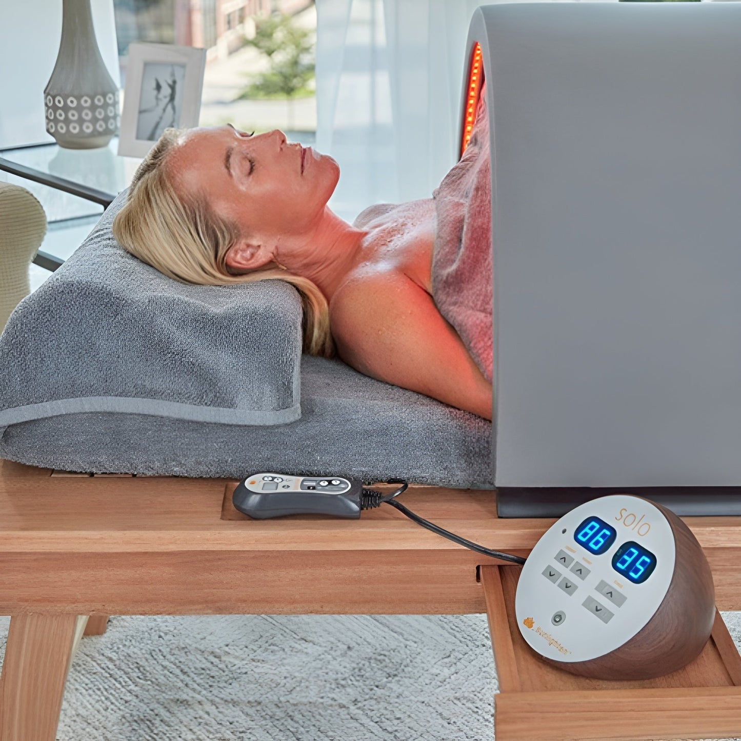 Sunlighten Solo System Portable Sauna - Solo System Chromo