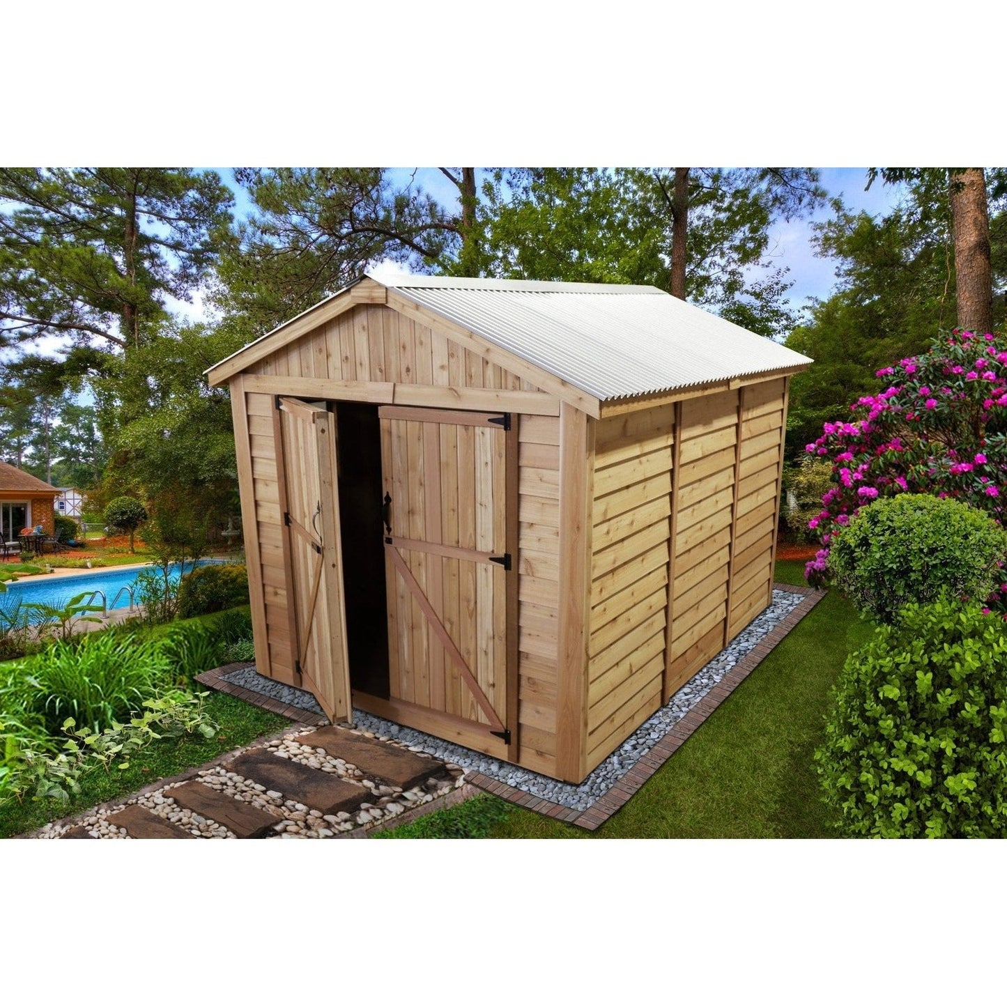 Outdoor Living Today 8'x12' Space Master Storage Shed - SM812