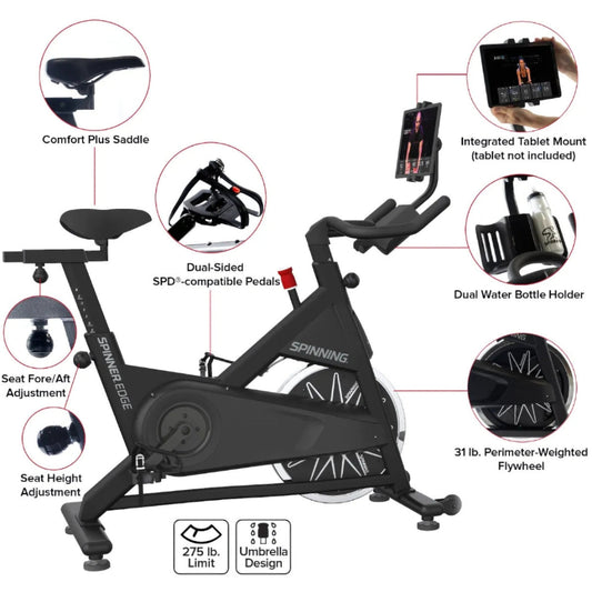 Spinning Spin Bikes Spinning Edge Connected Spinner Home Bike - 10-025