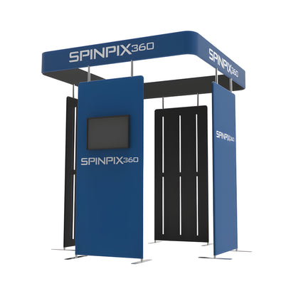 Spinpix360 Square Luxe Led 360 Photo Booth Enclosure - SPB-SLE7