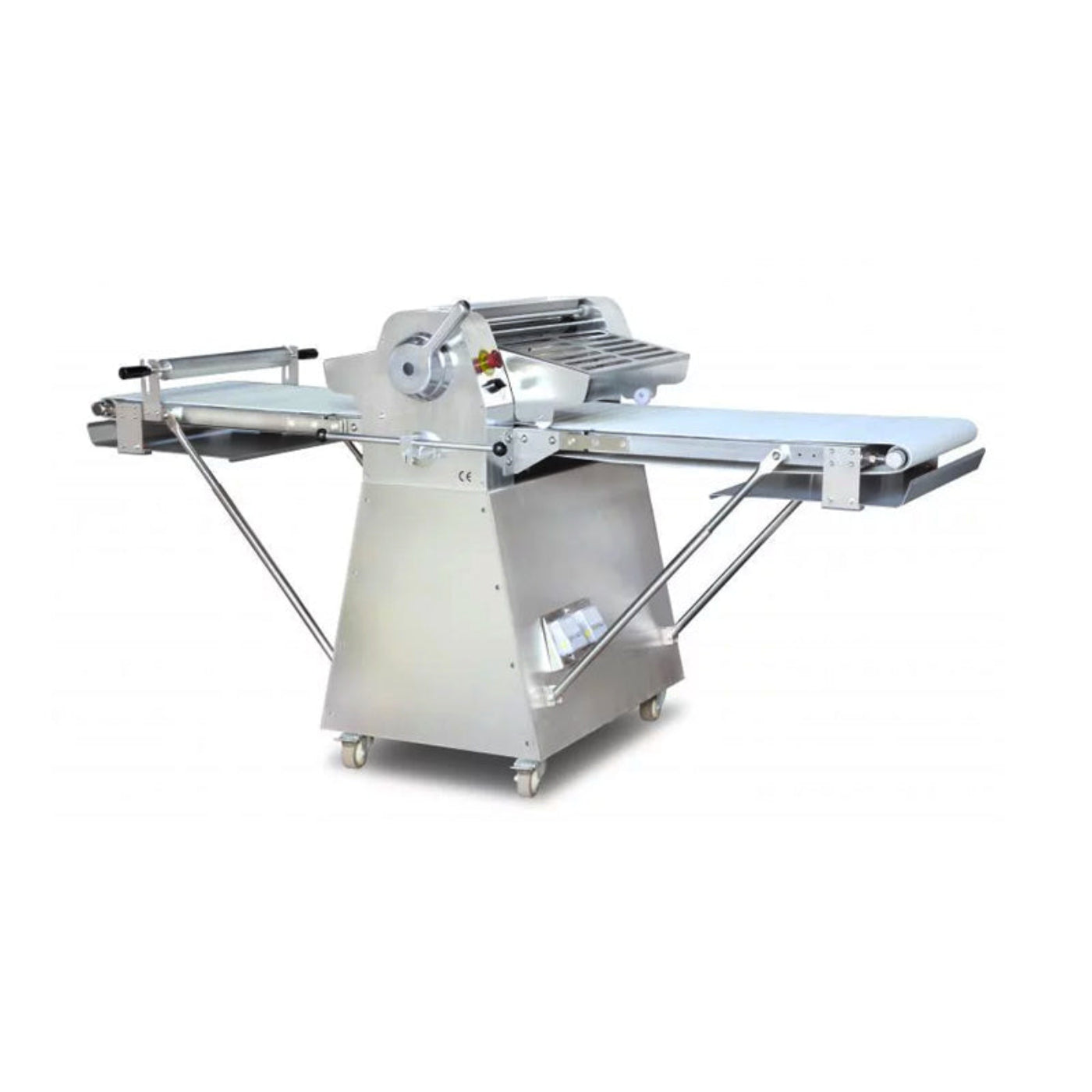 Chef AAA Commercial Dough Sheeter Conveyor Belt Stainless Steel Floor Model - SSDSFM