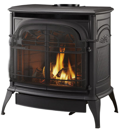 Vermont Castings Stardance Direct Vent Gas Stove with IntelliFire Touch Ignition System - SDDVT-IFT-CB