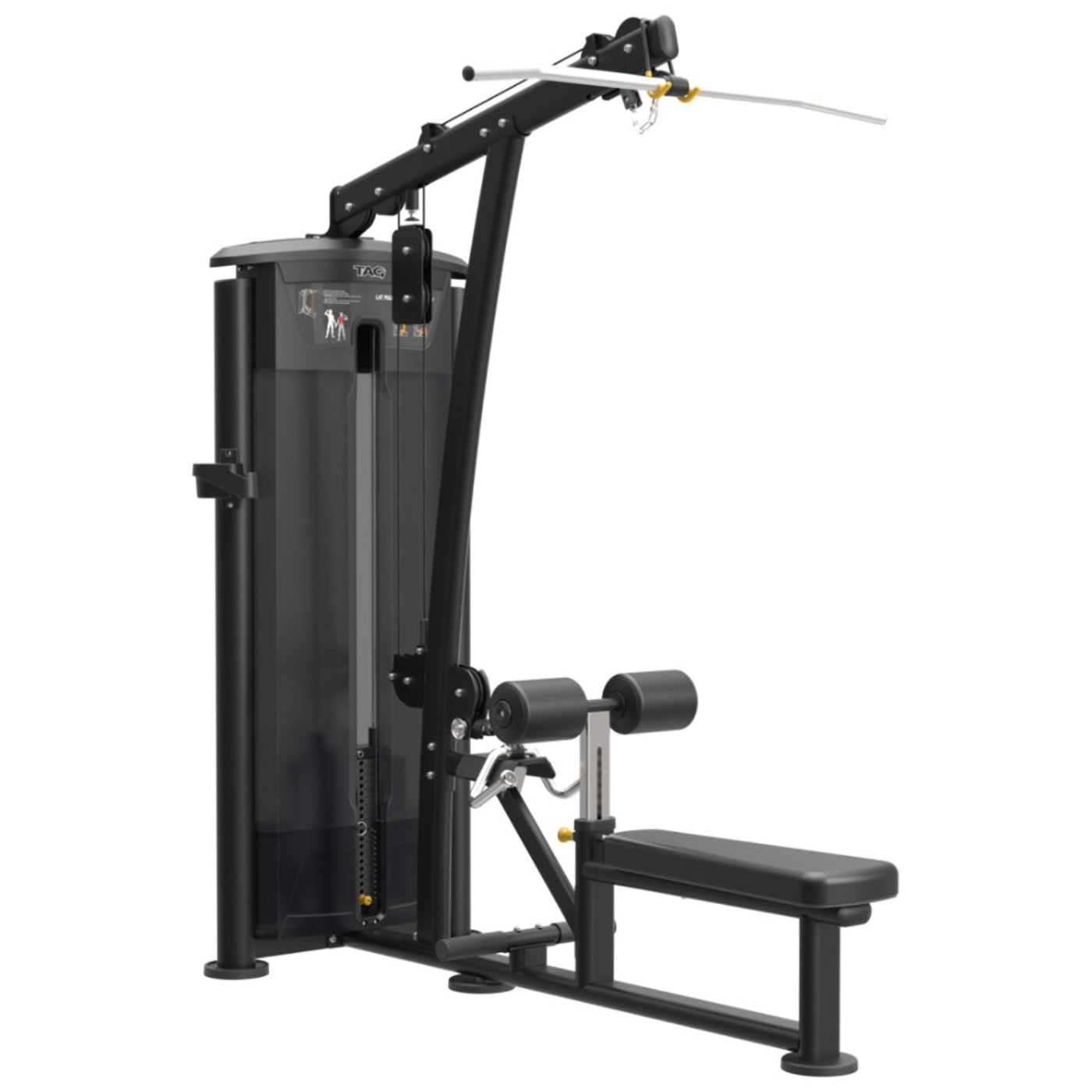 TAG Fitness Elite Lat Pull/Row Machine - Elite - Lat Pull / Row