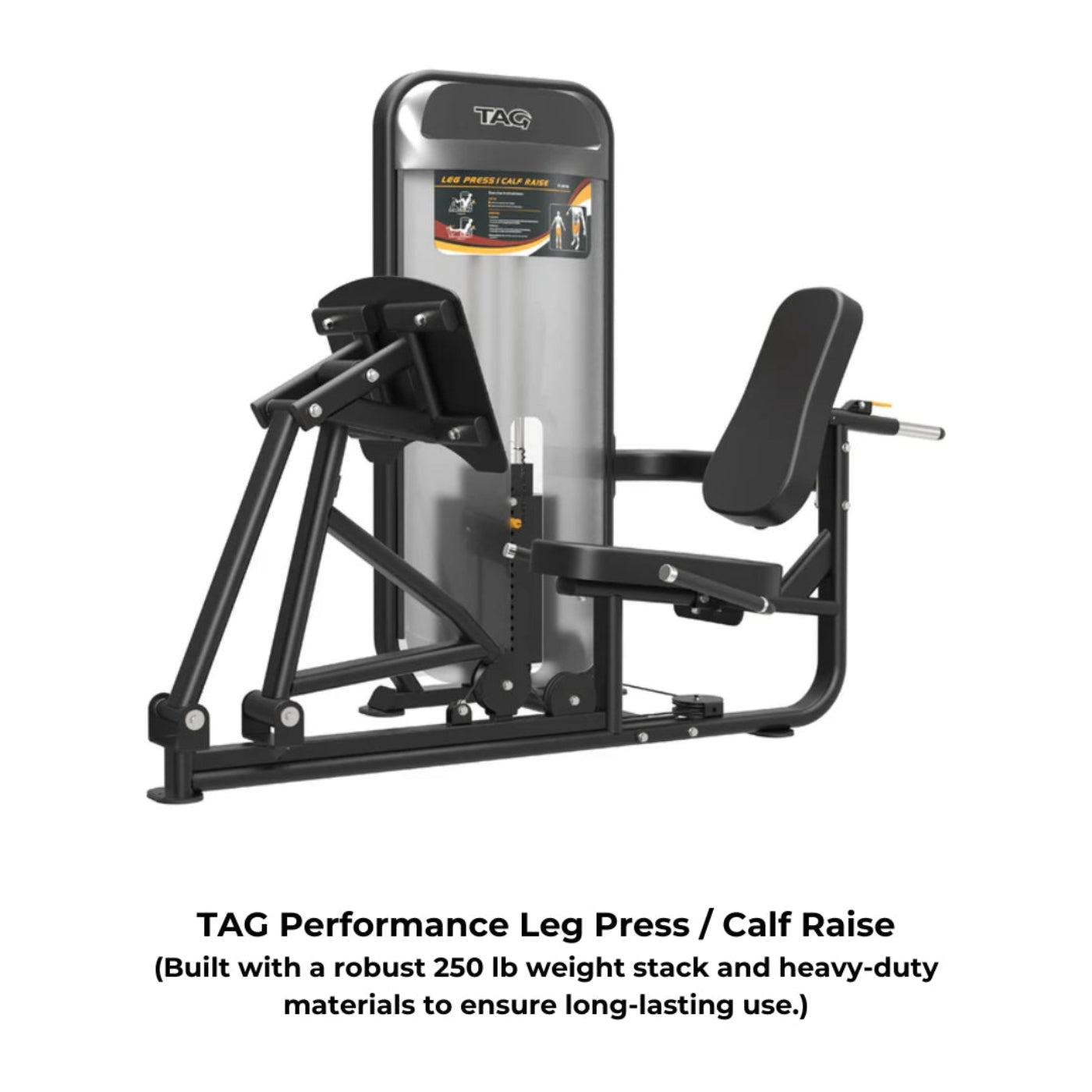 TAG Fitness Performance Leg Press/Calf Raise Machine - PL - Leg Press / Calf