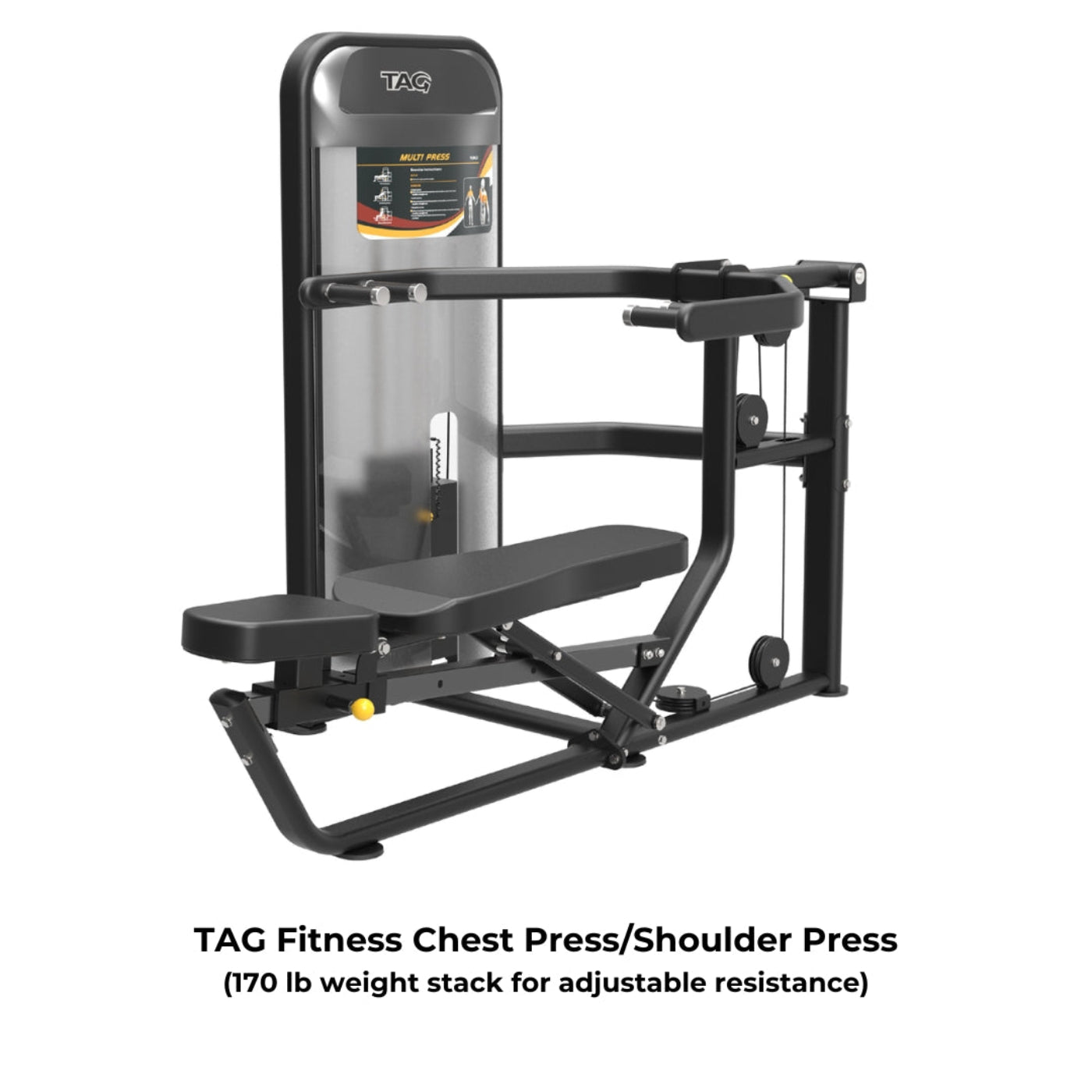 TAG Fitness Performance Chest Press/Shoulder Press Machine - PL - MultiPress