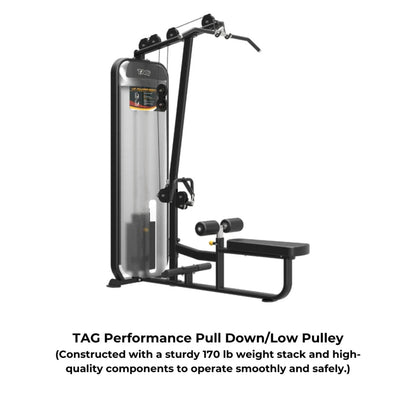 TAG Performance Lat Pull/Seated Row Machine - PL - Lat / Row