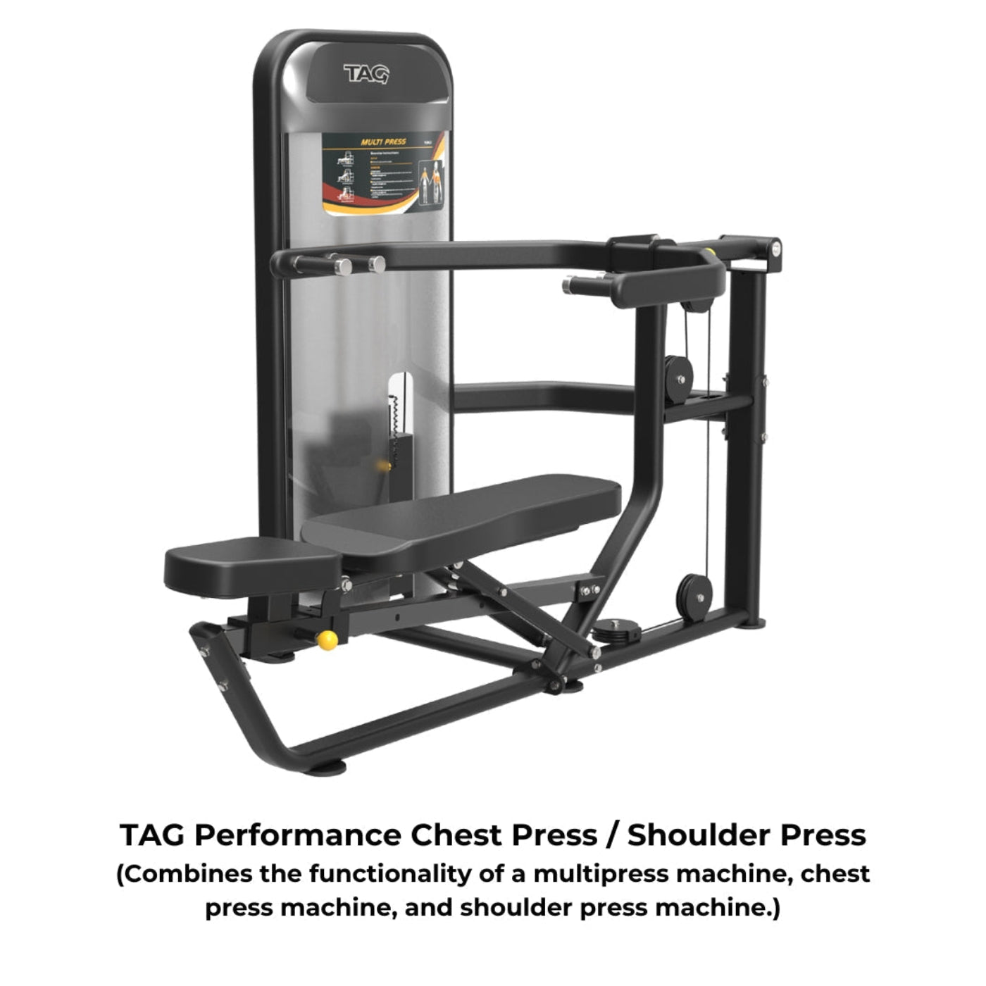 TAG Fitness Performance Chest Press/Shoulder Press Machine - PL - MultiPress