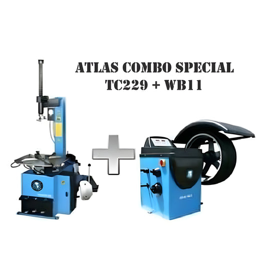 Atlas TC229 Tire Changer + WB11 Wheel Balancer Combo Package - ATETCWB-COMBO1-FPD