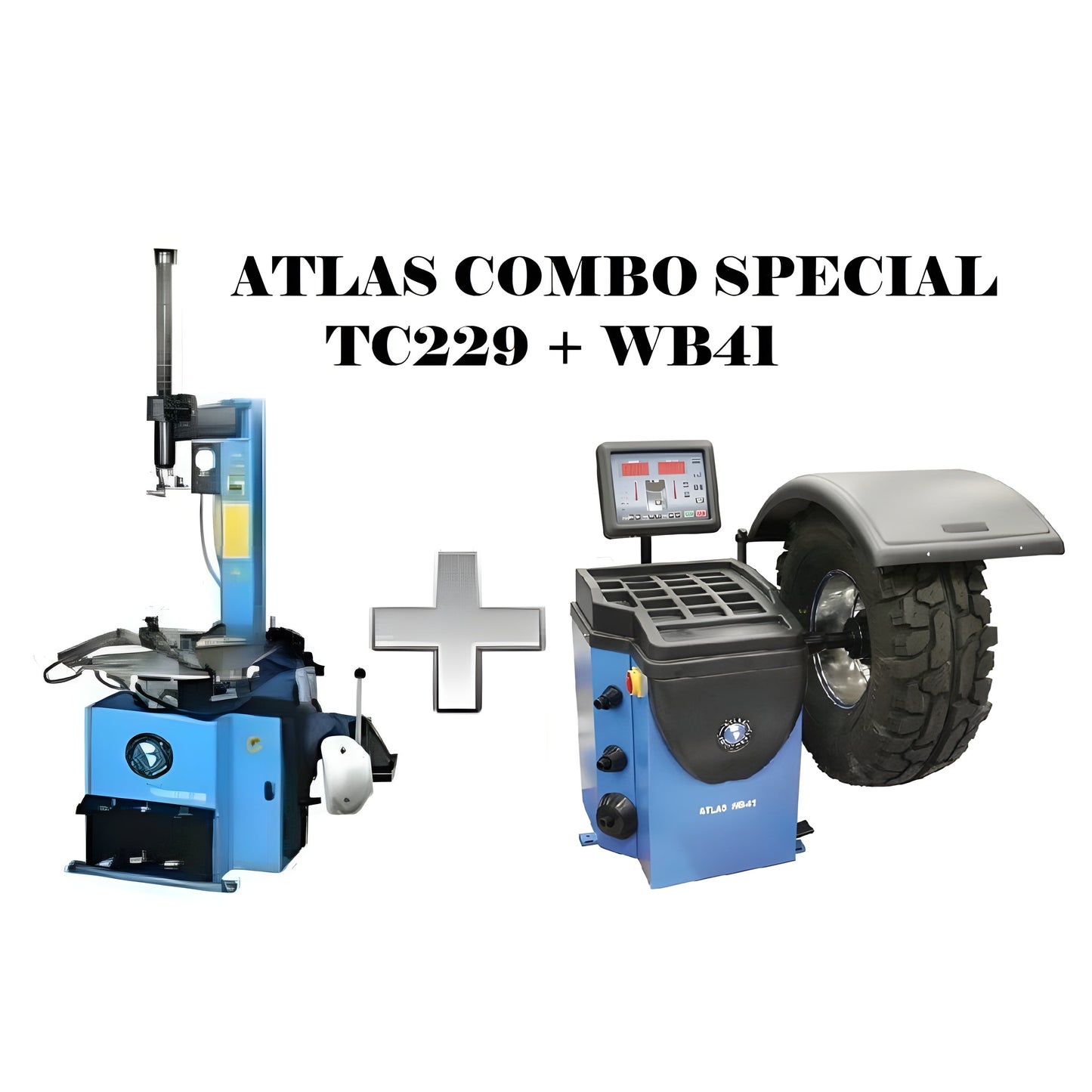 Atlas TC229 Tire Changer + WB41 Wheel Balancer Combo Package - ATETCWB-COMBO5-FPD