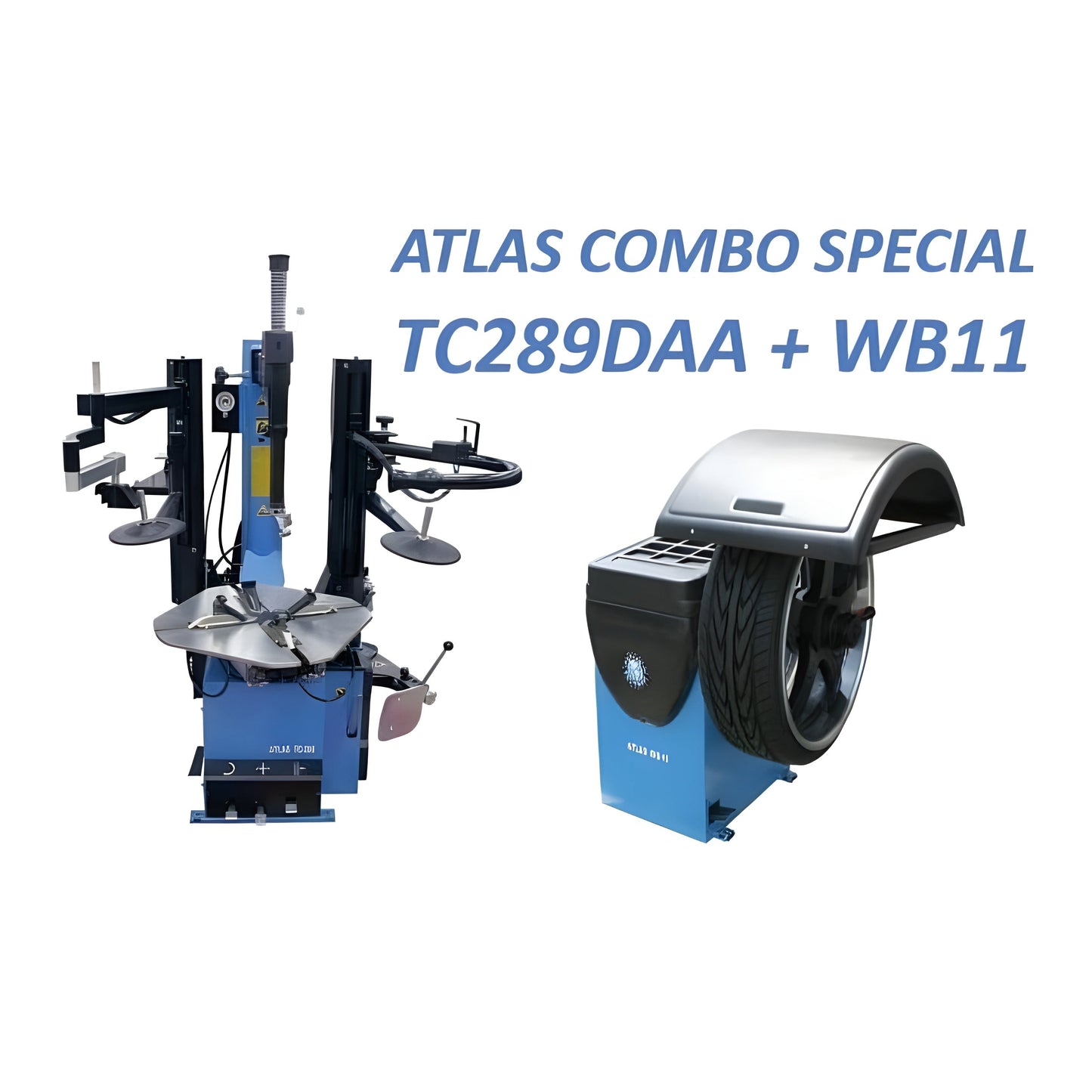 Atlas TC289DAA Tire Changer + WB11 Wheel Balancer Combo Package - ATETCWB-COMBO9-FPD