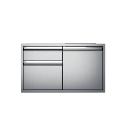 Twin Eagles 36-Inch Stainless Steel Access Door & Double Drawer Combo - TEDD362-B