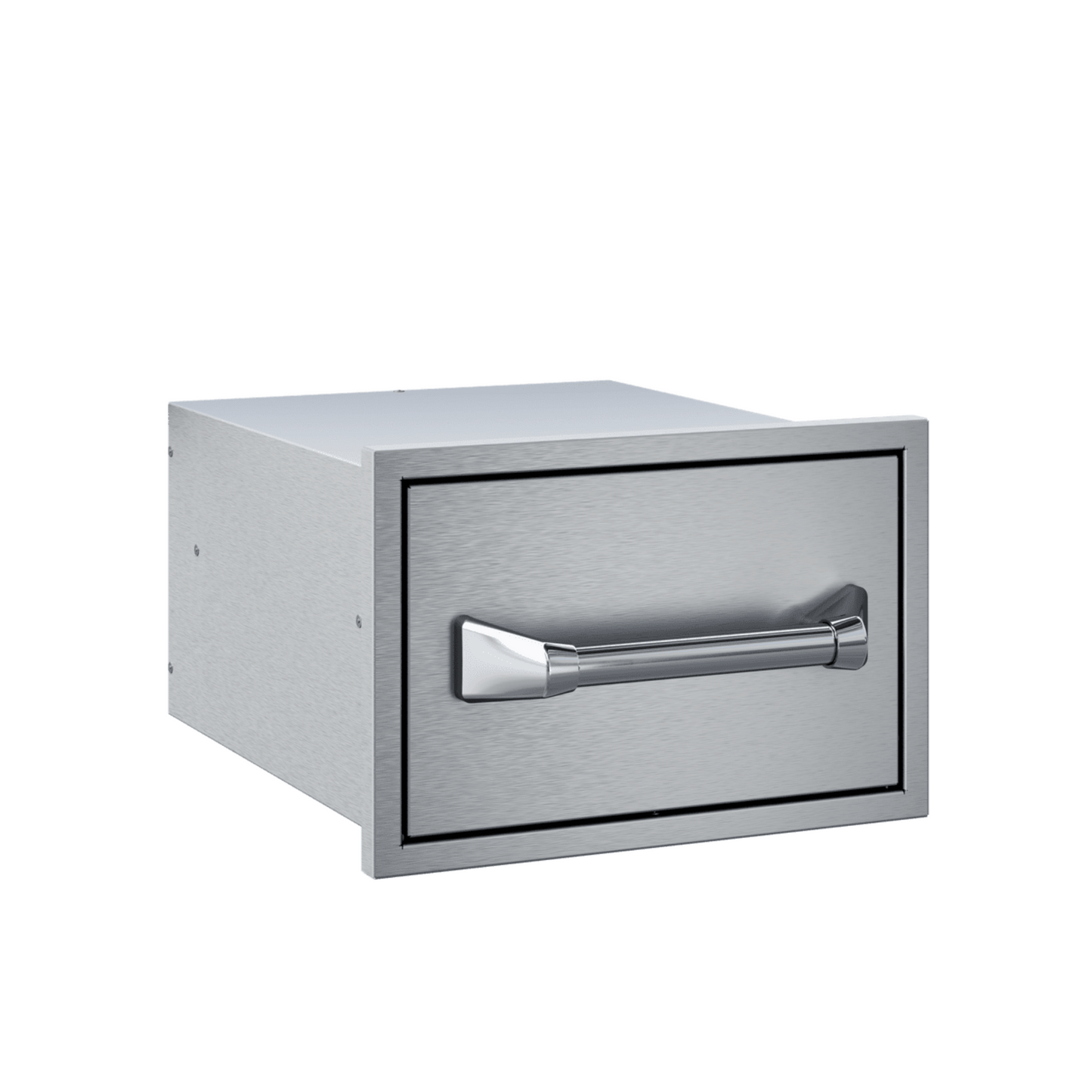 Twin Eagles 15-Inch Built-In Stainless Steel Paper Towel Drawer with Storage Tray - TEPT15SD-C