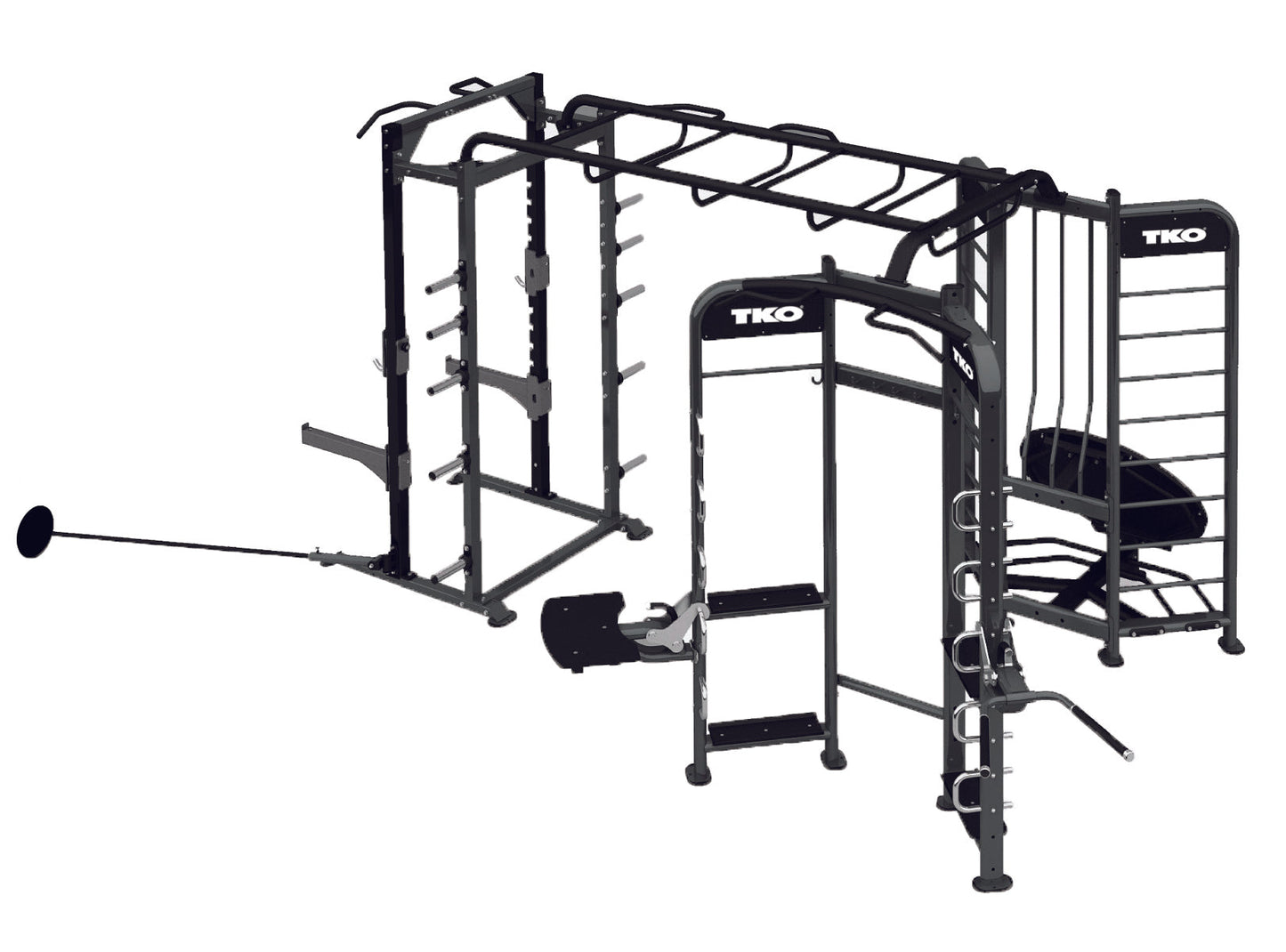 Dynamic TKO Strength Stretch / Rebounder / Power Rack Station - 9902