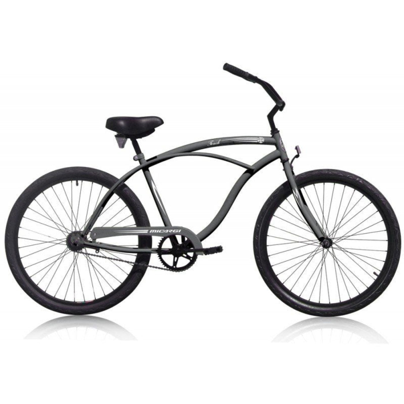 Tracer 26 Inch Men's Ace Beach Cruiser + BBR Tuning 2-Stroke Engine - STK-BEK80-S + MB-TOUCH-M-MBK