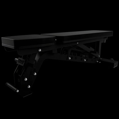 TROY Commercial Adjustable Ladder Bench - G-AB-L-BLK-1