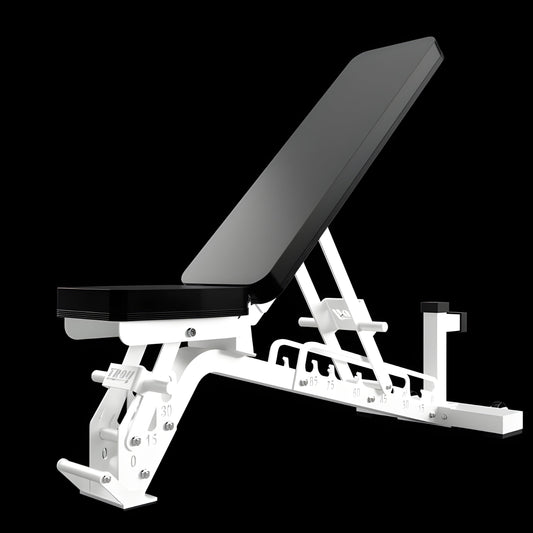 TROY Commercial Adjustable Ladder Bench - G-AB-L-BLK-1