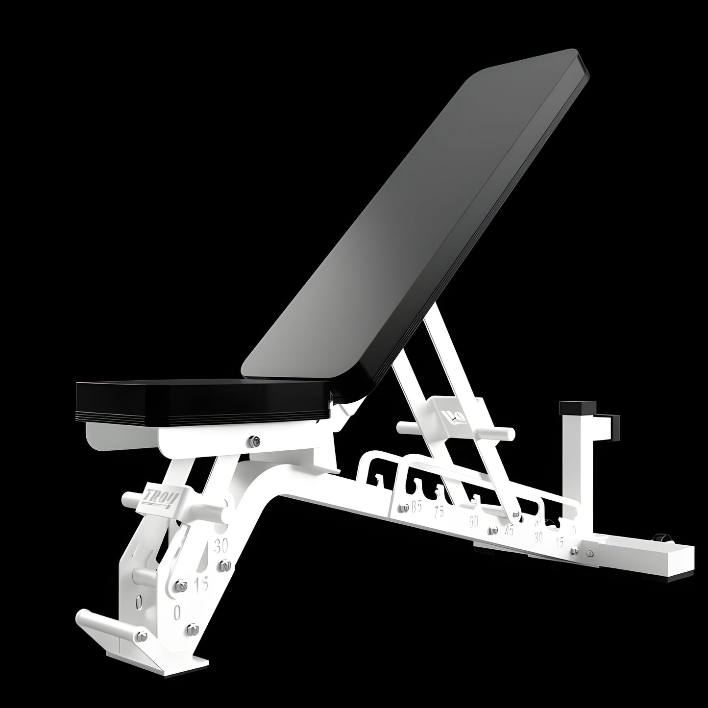 TROY Commercial Adjustable Ladder Bench - G-AB-L-BLK-1