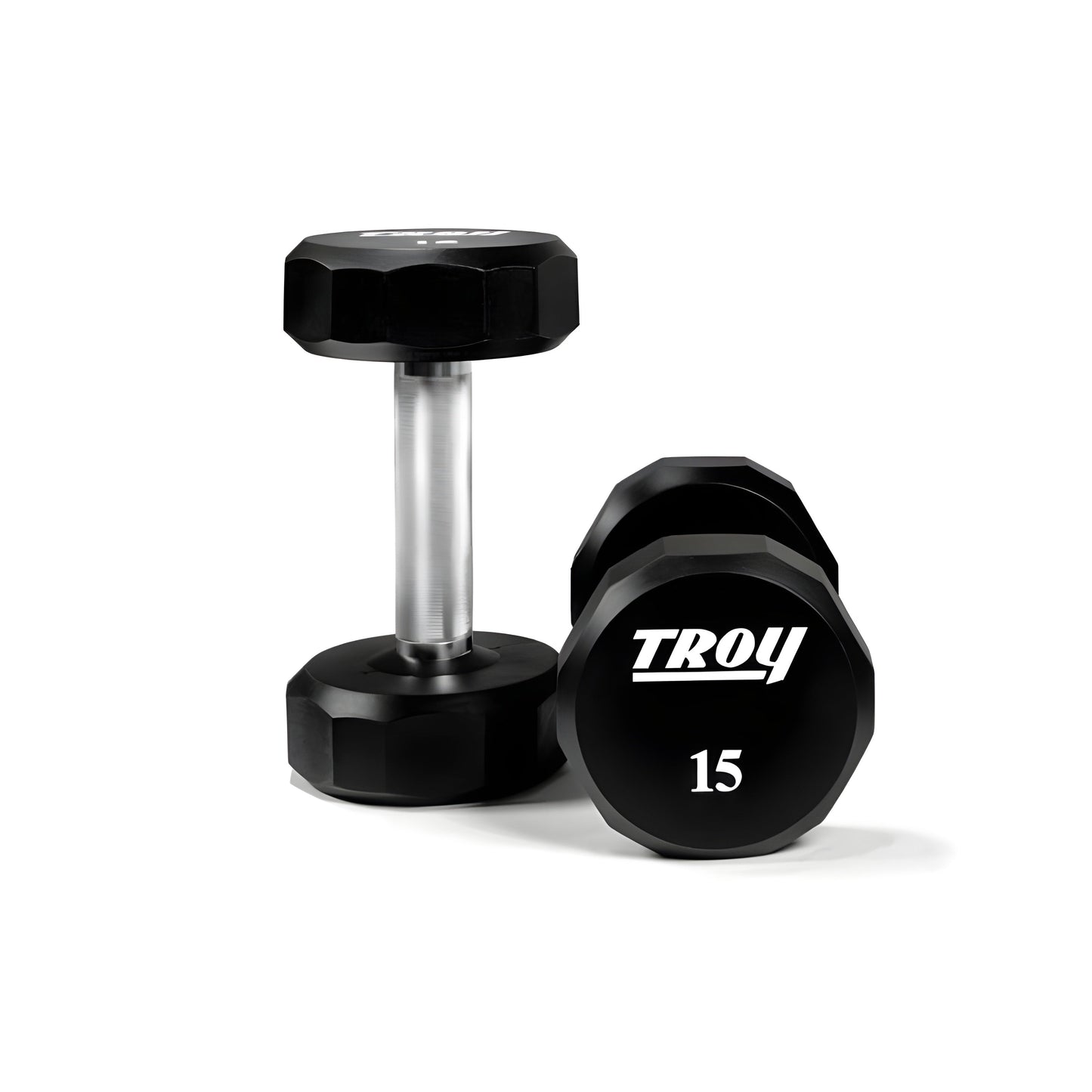 Troy TSD-U 12-Sided Urethane Encased Dumbbell Sets (Sold in 5lb Increments) - TSD-005-025U