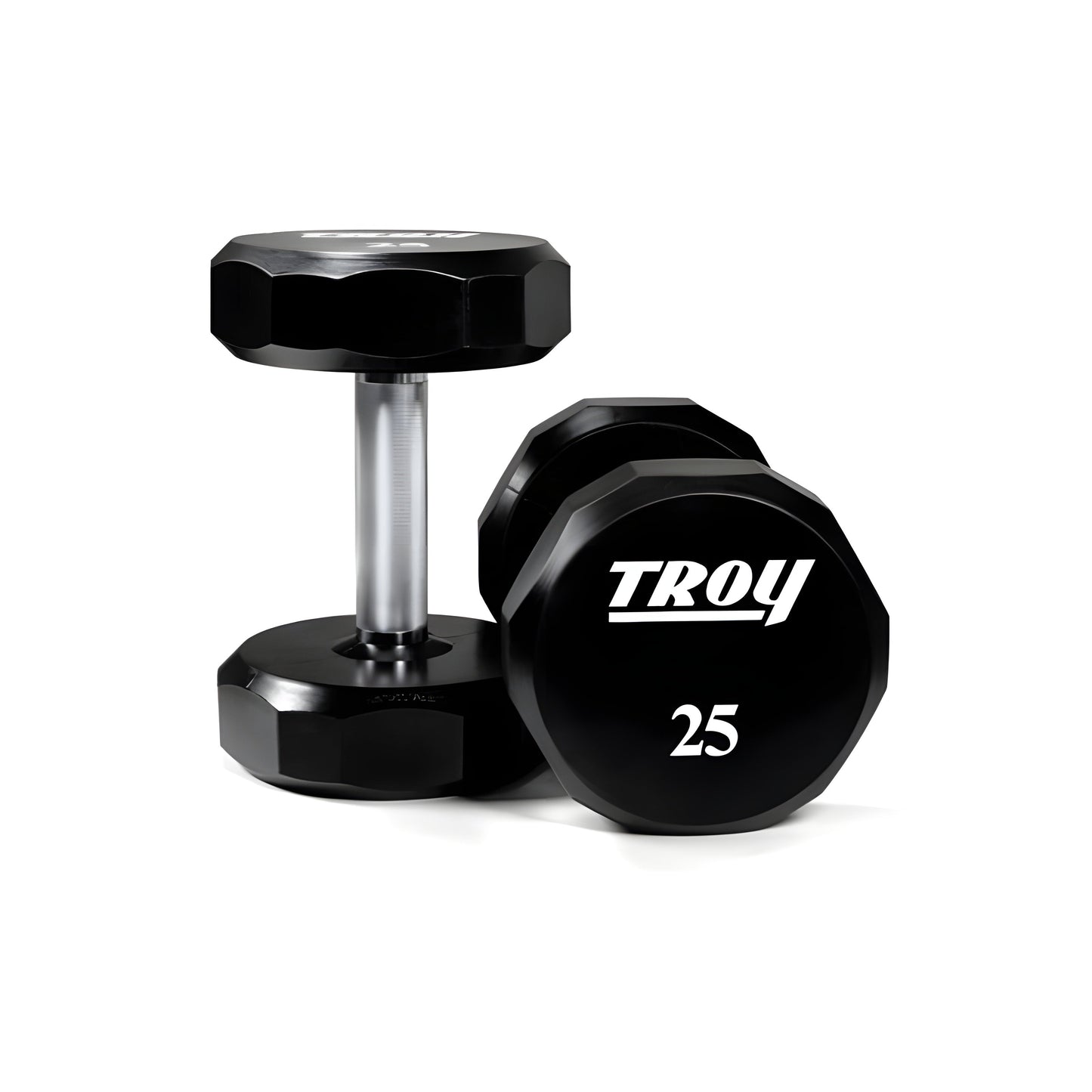 Troy TSD-U 12-Sided Urethane Encased Dumbbell Sets (Sold in 5lb Increments) - TSD-005-025U