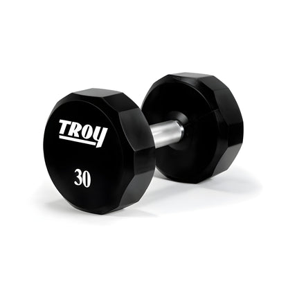 Troy TSD-U 12-Sided Urethane Encased Dumbbell Sets (Sold in 5lb Increments) - TSD-005-025U