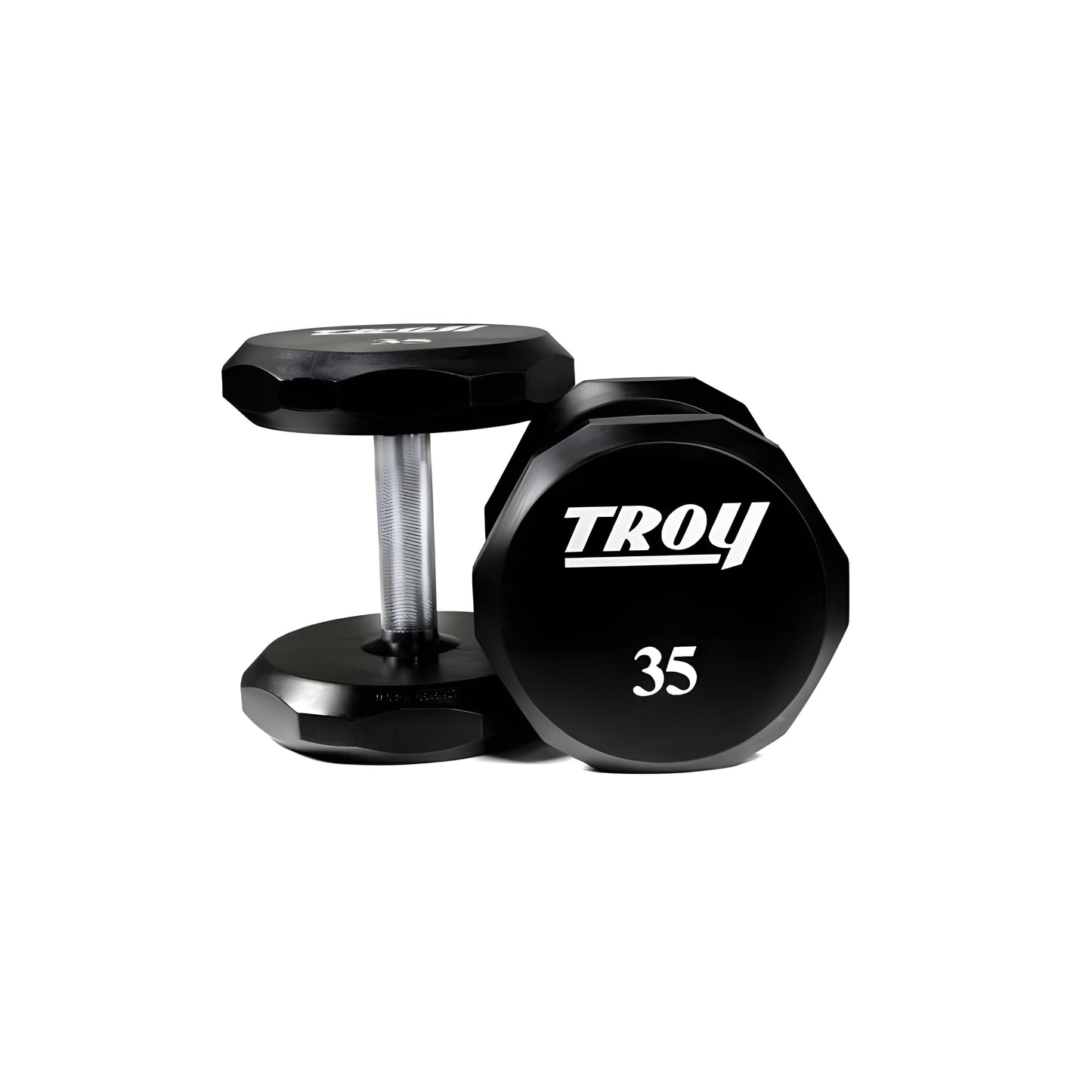 Troy TSD-U 12-Sided Urethane Encased Dumbbell Sets (Sold in 5lb Increments) - TSD-005-025U